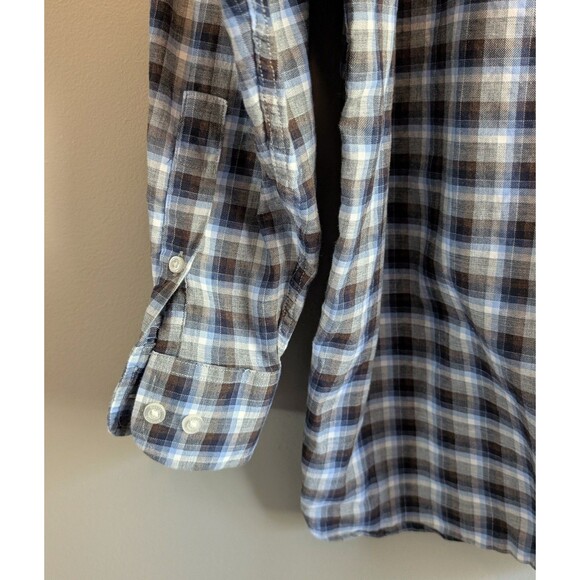 Daniel Cremieux Size XL Plaid Shirt Mens Lightweight Button Down Check Cotton - Picture 4 of 5